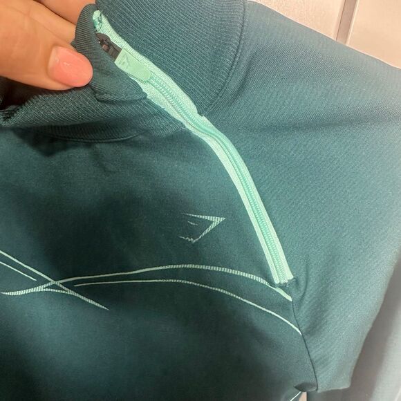 Gymshark Women Small Sportswear Fit Long Sleeve Apex Teal (v1) - Picture 5 of 11